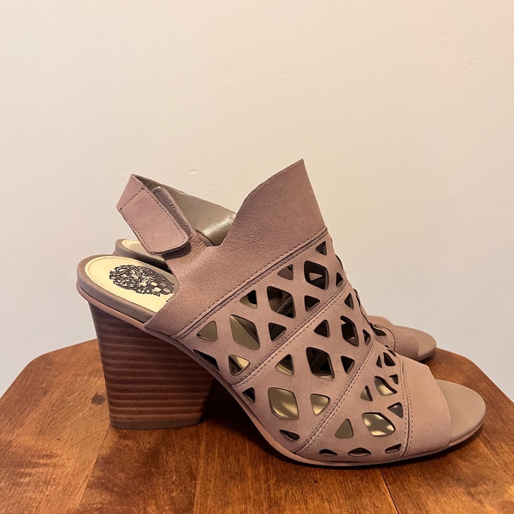 Women's Peep Toe Block Heel Sandals